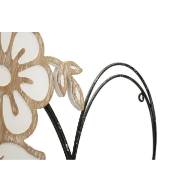 PANEL Z ŻELAZA I DREWNA HEART 50X2X45 cm MIN 2